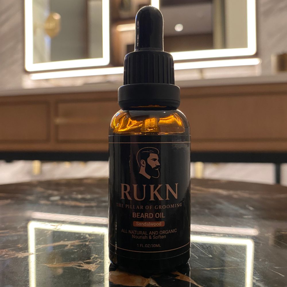 RUKN Beard Oil - All Natural & Organic | Men's Beard Care & Grooming | 30ml