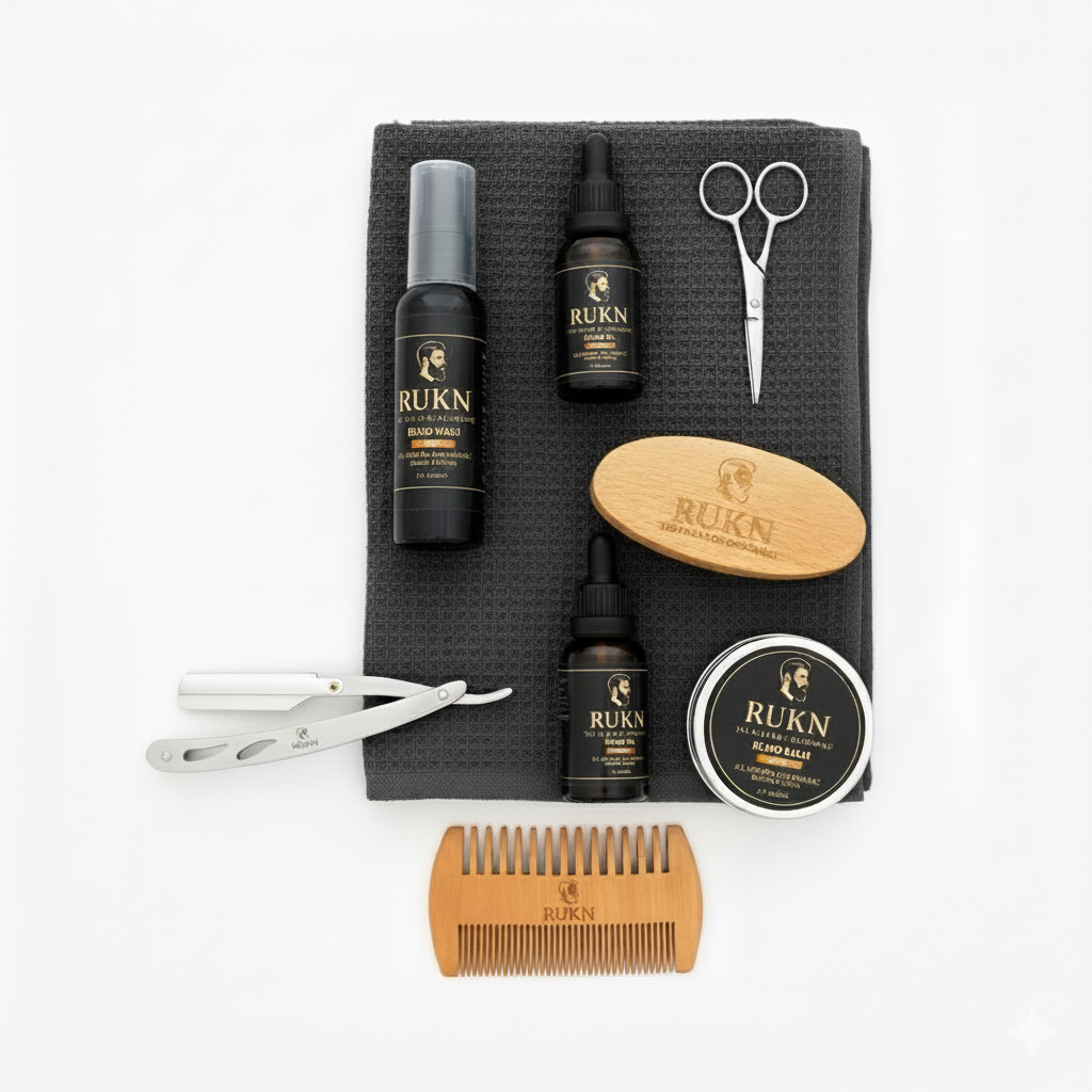 RUKN Premium Beard Grooming Kit