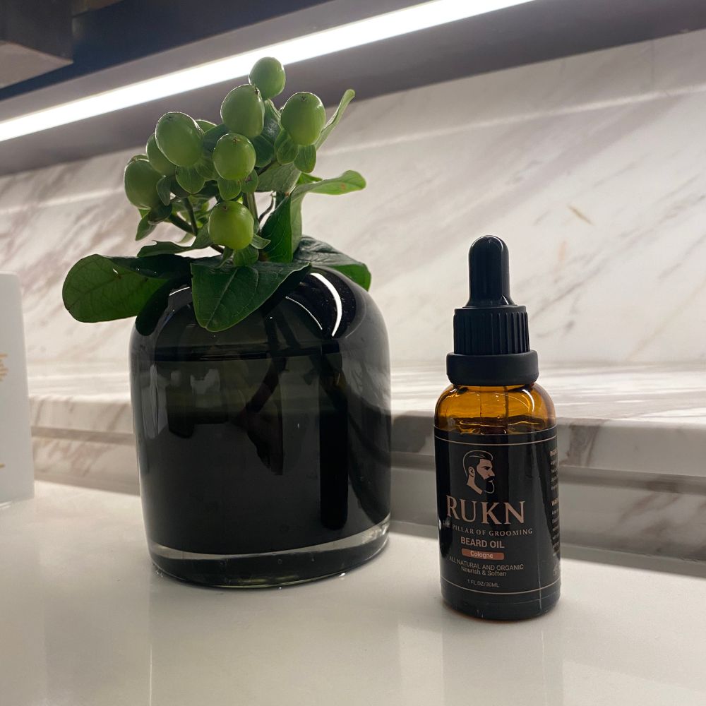 RUKN Beard Oil - All Natural & Organic | Men's Beard Care & Grooming | 30ml